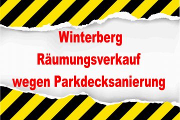 Winterberg Raeumungsverkauf Parkdecksanierung