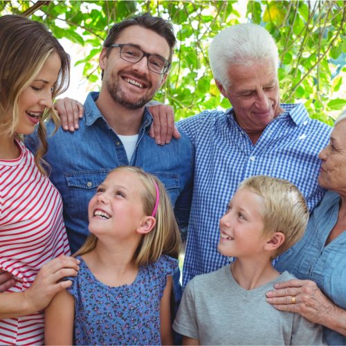 Familie Feiertagsshopping